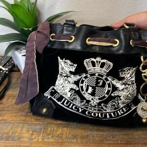 Juicy Couture Hand Bag with matching Wallet in Black
